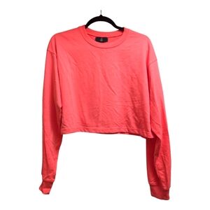 Misguided Cropped Sweatshirt - Size 6